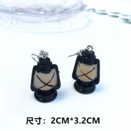 Women Earring Made Cute Girls Eardrop Funny Gift Sweet Handmade Cartoons Mini Fruit Drink Ham Sausage Toothpaste Shampoo