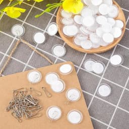30PCS Ceiling Strong Small Adhesive Hook 3cm Hang Flag Poster Stick Hook Traceless Double-Sided Adhesive Wall Hooks Christmas D