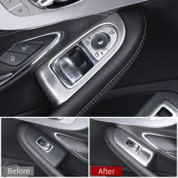 Silver Interior for Mercedes W205 AMG Coupe AMG C205 2 Doors C260 C300 C200 Mercedes C Class Accessories W205 Interior