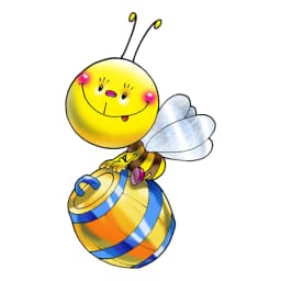 S50412# Various Sizes/Colors Personality PVC Decal A Bee Flying Waterproof Car Sticker on Motorcycle Laptop Decorative