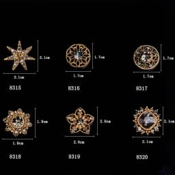5 Pcs Rhinestone Pearl Flower Plate Diamond Button Jewelry Scarf  For Hair Accessories Sewing Decorative Clothing Coat Buttons