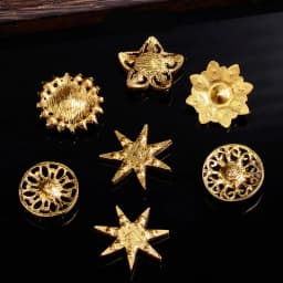5 Pcs Rhinestone Pearl Flower Plate Diamond Button Jewelry Scarf  For Hair Accessories Sewing Decorative Clothing Coat Buttons