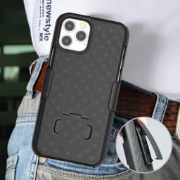 2In1 Shell Holster Combo Case Kickstand Waist Belt Clip Phone Cover for IPhone 17 Air 16 14 13 12 Pro Mini 11 Pro Max 15 PLUS