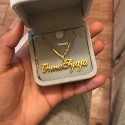 Personalized Box Chain Name Necklace Stainless Steel For Women Wedding Fashion Nameplate Pendant Necklace Jewelry BFF Femme