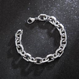 Karen 4mm 5mm 6mm 10mm O-Chain Simple Fashion Men's Stainless Steel Bracelet Custom
