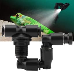 MIUS Adjustable Universal Spray Misting Nozzle Garden Greenhouse Irrigation Sprinkler Aquarium Reptile Humidity Nebulizer