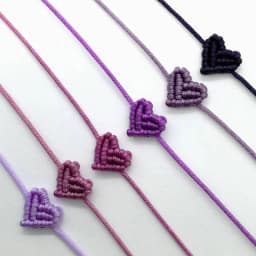 Handiwork Hand Knitting Peach Heart-Shaped Lucky Red Rope Bracelet Adjustable Women Bestie Charm Simple Men Couple Lovers Gift