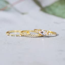 INS Style Gold Color Noble Trend Rings For Women Entry Lux Zircon Midi Finger Dainty Rings For Anniversary Jewelry KAR229