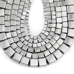 2/3/4/6mm Square Cube Silver Plated Hematite Spacer Loose Natural Stone Beads For Jewelry Making Diy Bracelet Necklace Findings
