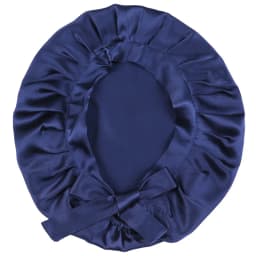 SuyaDream 100% Mulberry Silk Sleep Cap for Women Hair Care Natural 19 Momme Silk Night Bonnet with Adjustable Ribbons