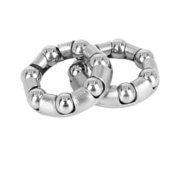 X Autohaux 4pcs/Pack Bicycle Ball Bearing Retainer Stainless Steel Bike Ball Bearings for MTB Bicycle Headset/Bottom Bracket