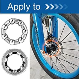 X Autohaux 4pcs/Pack Bicycle Ball Bearing Retainer Stainless Steel Bike Ball Bearings for MTB Bicycle Headset/Bottom Bracket