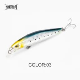 Kingdom Sea Fishing Lures Jerkbaits Minnow Saltwater 120mm 23g 130mm 30g Floating Artificial Bait Good Action Wobblers Hard Lure