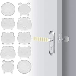 Mute Door Stoppers Wall Protection Safety Shock Absorber Door Handle Bumpers Security PU Waterable Transparent Wall Protectors