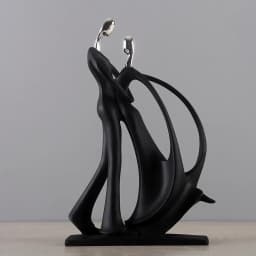 Nordic Art Dancing Couple Resin Figure Ornaments Figurines Home Decoration Accessories for Living Room Ornaments for Home Decor