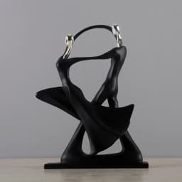 Nordic Art Dancing Couple Resin Figure Ornaments Figurines Home Decoration Accessories for Living Room Ornaments for Home Decor