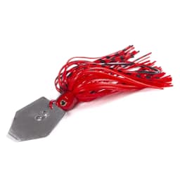 1pcs Fishing Lure 100mm 11g Blade Metal Bait With Rubber Skirt Artificial Wobbler Buzzbait Jigging Lure Spinner Spoon For Pike