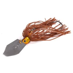 1pcs Fishing Lure 100mm 11g Blade Metal Bait With Rubber Skirt Artificial Wobbler Buzzbait Jigging Lure Spinner Spoon For Pike