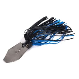 1pcs Fishing Lure 100mm 11g Blade Metal Bait With Rubber Skirt Artificial Wobbler Buzzbait Jigging Lure Spinner Spoon For Pike