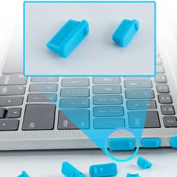 16pcs/set Colorful Silicone Anti Dust Plug Cover Stopper Type C Laptop Dustproof USB Port HDMI RJ45 Interface Waterproof