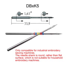 50PCS Groz Beckert DBXK5 RG point Industrial Embroidery Machine Needle FOR Tajima Barudan