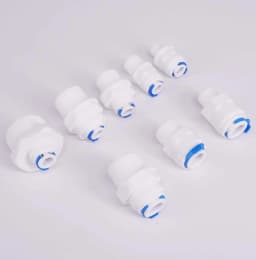 Fit Tube OD 1/4" 3/8" -1/8" 1/4" 3/8" 1/2" 3/4" BSP Male RO Water Connector Fitting Aquarium Reverse Osmosis Drinking Dispenser