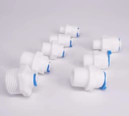 Fit Tube OD 1/4" 3/8" -1/8" 1/4" 3/8" 1/2" 3/4" BSP Male RO Water Connector Fitting Aquarium Reverse Osmosis Drinking Dispenser