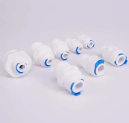 Fit Tube OD 1/4" 3/8" -1/8" 1/4" 3/8" 1/2" 3/4" BSP Male RO Water Connector Fitting Aquarium Reverse Osmosis Drinking Dispenser