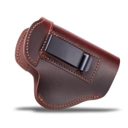 Tactical Left Right Leather Holster for Concealed Carry Airsoft IWB Gun Holsters for 17 19 9mm Hunting Universal Leather Case