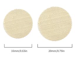 100pcs/Pack Copper Pipe Screens Brass Net For Metal Glass Wooden Acrylic Hookah Water Pipe Filter Gauze Multifunctional Network