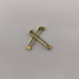 100pcs Brooch Clip Base Pins brass Safety Pins narrow Brooch Settings Blank Base For DIY Jewelry Making Supplies