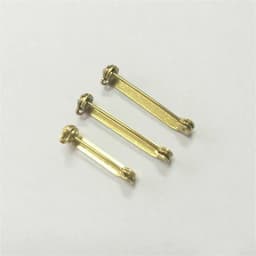 100pcs Brooch Clip Base Pins brass Safety Pins narrow Brooch Settings Blank Base For DIY Jewelry Making Supplies