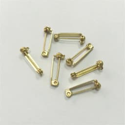 100pcs Brooch Clip Base Pins brass Safety Pins narrow Brooch Settings Blank Base For DIY Jewelry Making Supplies