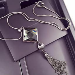 Fashion Gold Color Crystal Geometric Long Chain Necklace & Pendants for Women