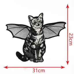 Brown Wings ET Cat Accessories Animal Cartoon Patches For Clothing Bag Parches Para La Ropa