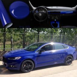 Good Gloss Dark Blue Vinyl Film Adhesive PVC DIY Styling Gloss Wrap Foil For Car HOOD Roof Scooter Motorcycle Wrapping Sticker