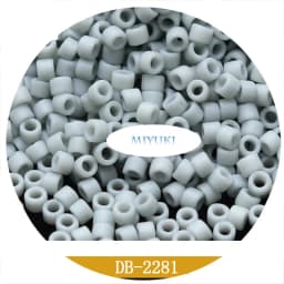 Glass Beads Japan Miyuki DB-1587 1.6mm Delica Beads Frosted Series 5 gram