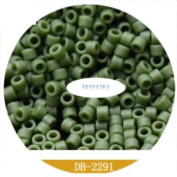 Glass Beads Japan Miyuki DB-1587 1.6mm Delica Beads Frosted Series 5 gram