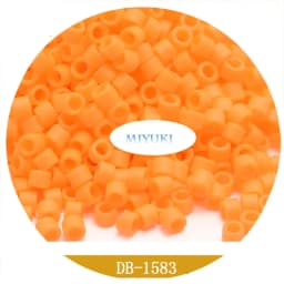 Glass Beads Japan Miyuki DB-1587 1.6mm Delica Beads Frosted Series 5 gram