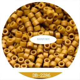 Glass Beads Japan Miyuki DB-1587 1.6mm Delica Beads Frosted Series 5 gram