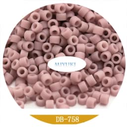 Glass Beads Japan Miyuki DB-1587 1.6mm Delica Beads Frosted Series 5 gram