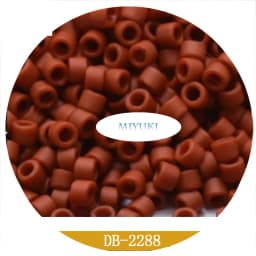 Glass Beads Japan Miyuki DB-1587 1.6mm Delica Beads Frosted Series 5 gram