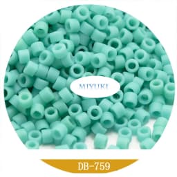 Glass Beads Japan Miyuki DB-1587 1.6mm Delica Beads Frosted Series 5 gram