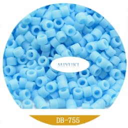 Glass Beads Japan Miyuki DB-1587 1.6mm Delica Beads Frosted Series 5 gram