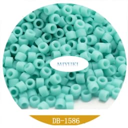 Glass Beads Japan Miyuki DB-1587 1.6mm Delica Beads Frosted Series 5 gram