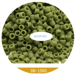 Glass Beads Japan Miyuki DB-1587 1.6mm Delica Beads Frosted Series 5 gram