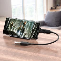 CABLETIME Type C OTG Adapter to USB3.0 A Sync Data Charging Converter for USB C Mobile Phone Huawei Mate30 LG Oneplus 8T C367