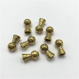 15pcs misbaha tasbih metal accessories for jewelry making DIY rosary bracelet metal tassel connectors material wholesale