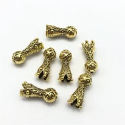 15pcs misbaha tasbih metal accessories for jewelry making DIY rosary bracelet metal tassel connectors material wholesale