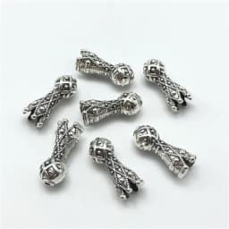 15pcs misbaha tasbih metal accessories for jewelry making DIY rosary bracelet metal tassel connectors material wholesale